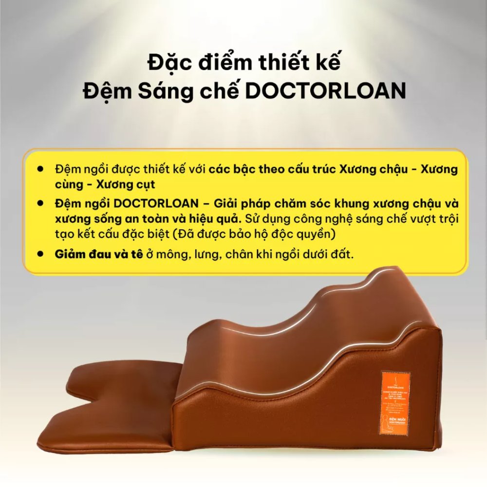 Đệm thiền sáng chế DoctorLoan