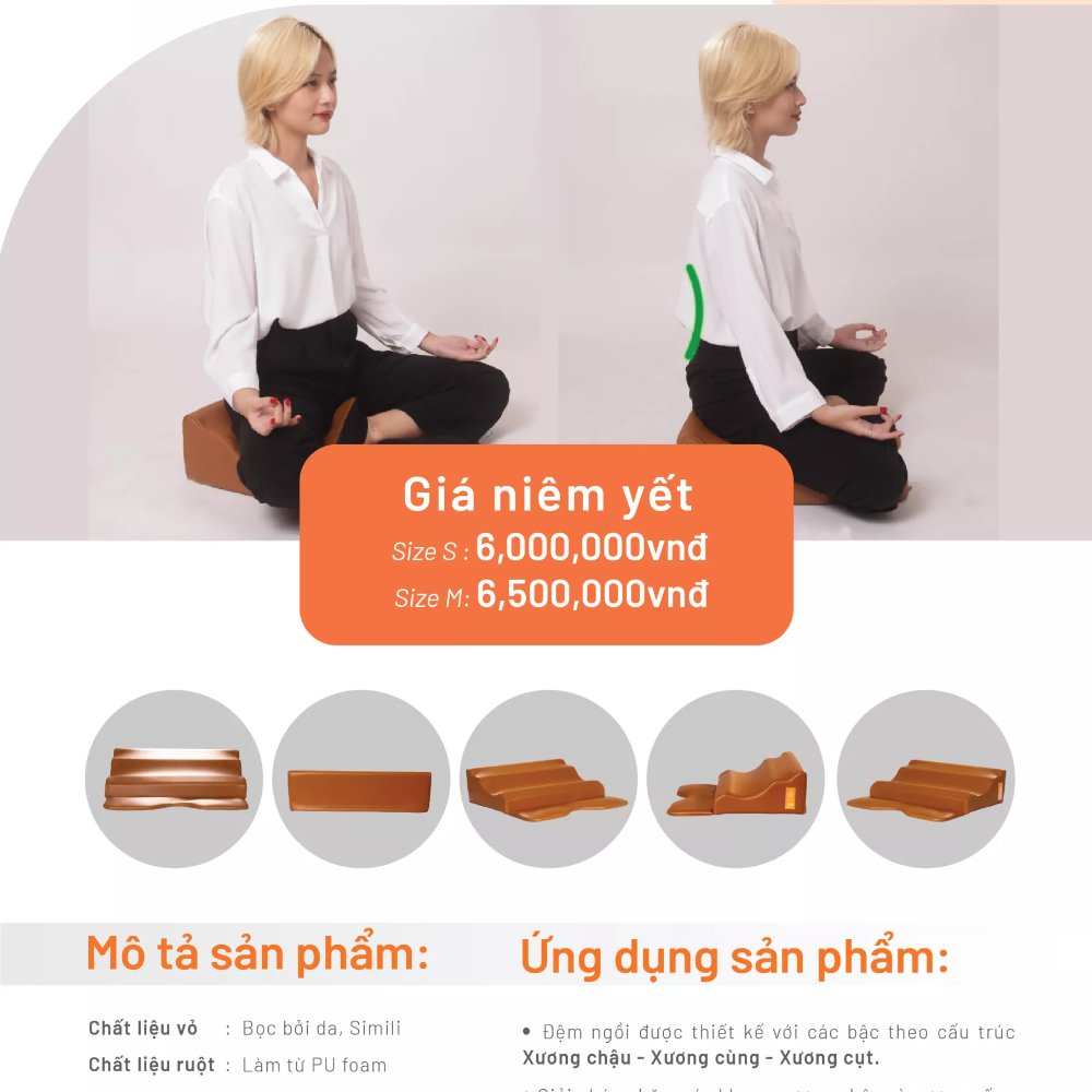 Đệm thiền sáng chế DoctorLoan