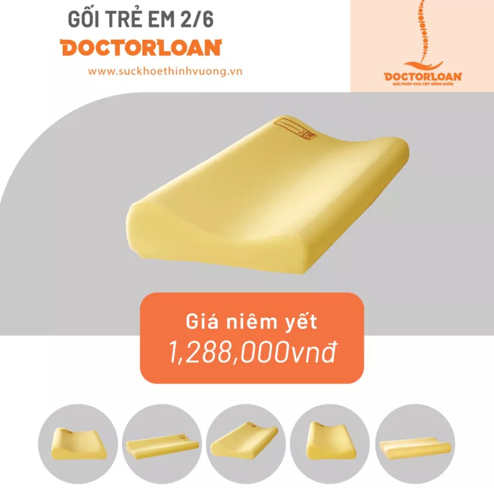 Gối trẻ em DoctorLoan 2-10 tuổi