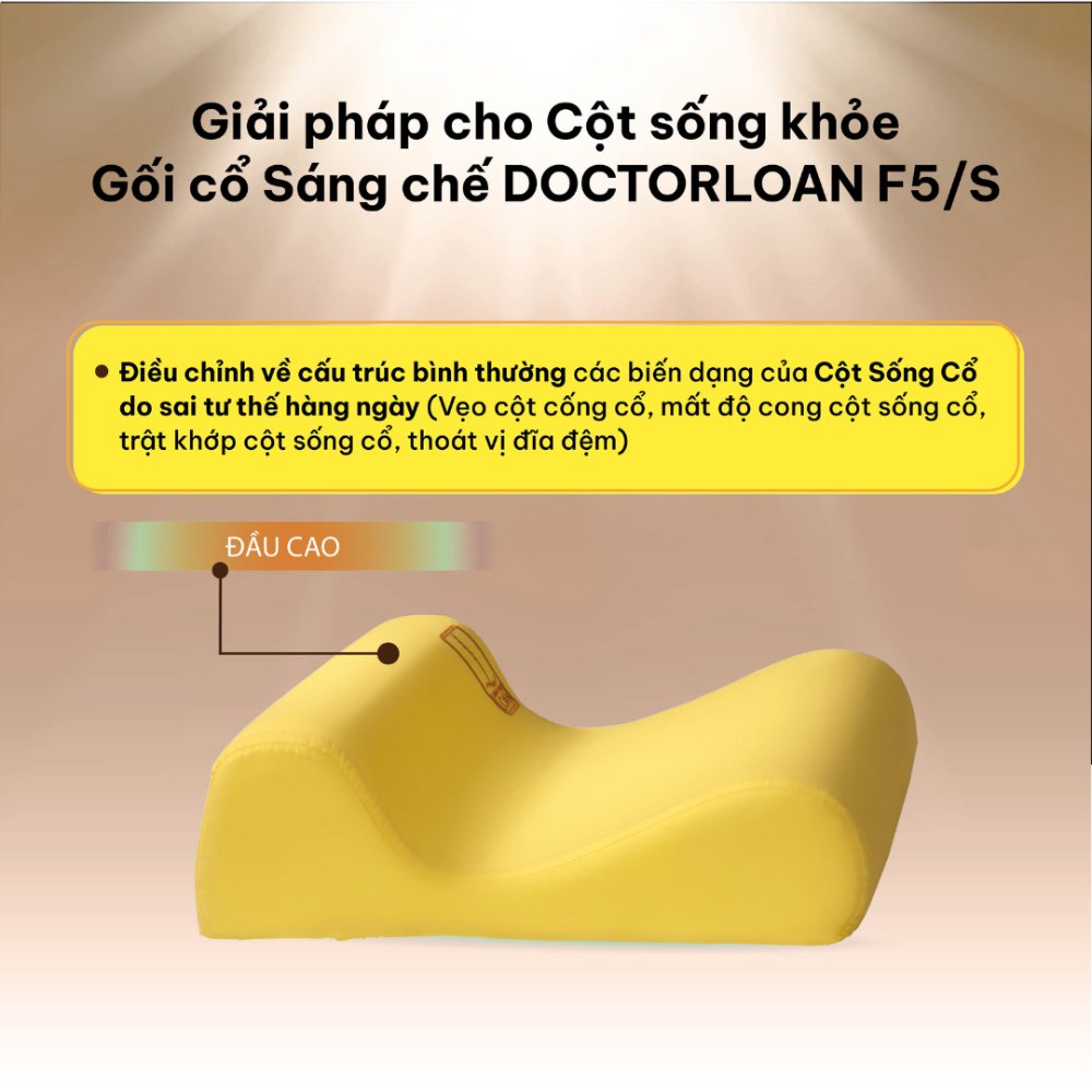 Gối cổ sáng chế DOCTORLOAN F5