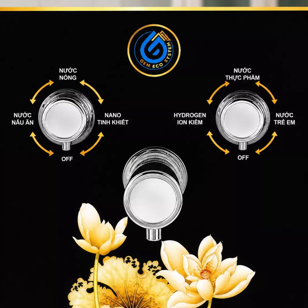 Máy Lọc Nước Hydrogen Ion Kiềm GEMS 01 NEW