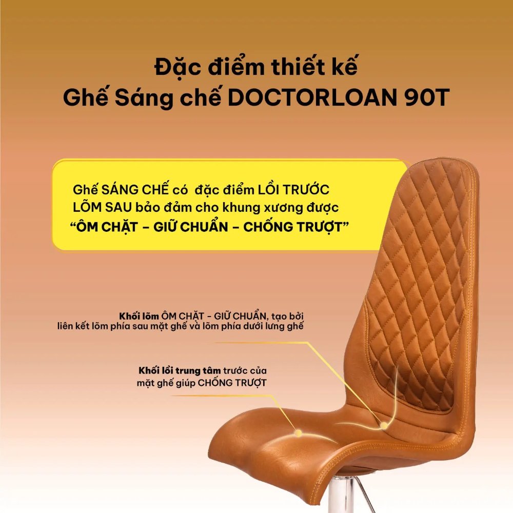 Ghế sáng chế DOCTORLOAN 90T (Mỏng)