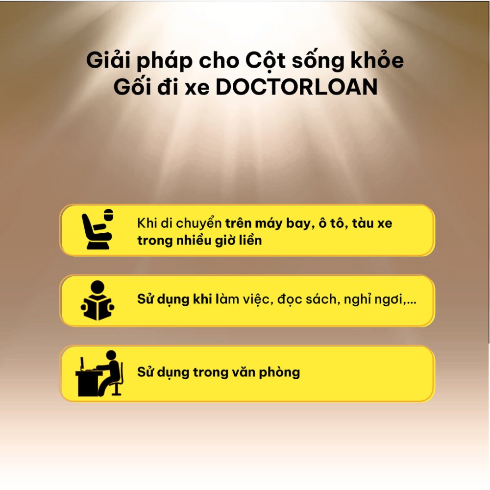 Gối cổ đi xe DOCTORLOAN