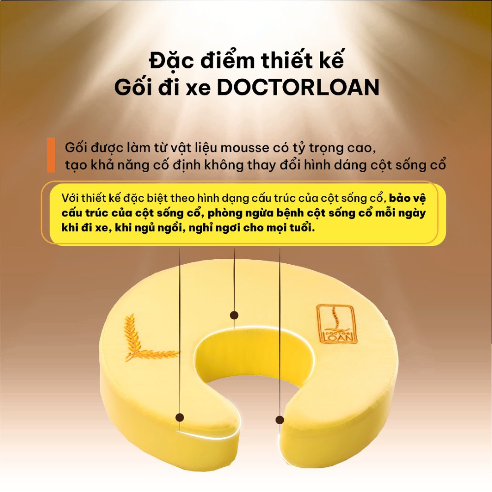 Gối cổ đi xe DOCTORLOAN