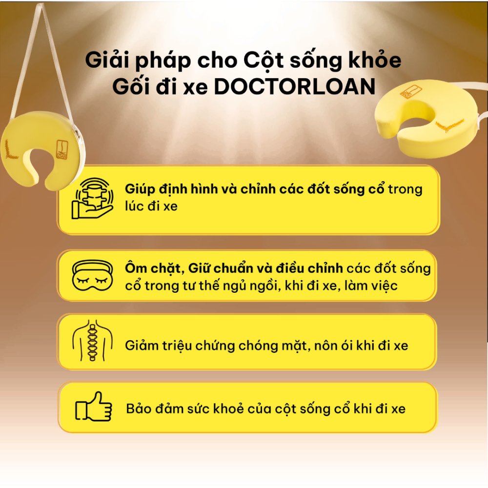 Gối cổ đi xe DOCTORLOAN