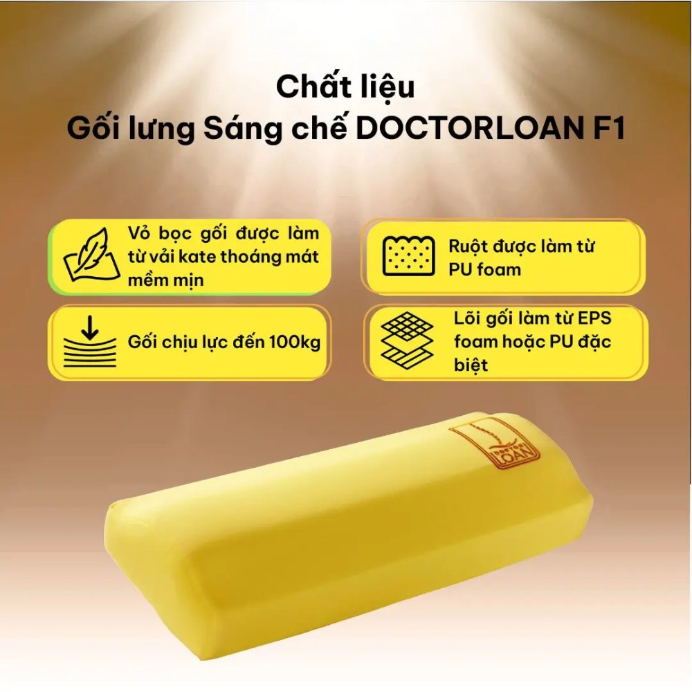 Gối lưng DoctorLoan F1 (Dài)