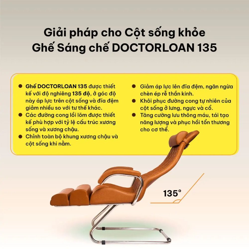 Ghế sáng chế DOCTORLOAN 135