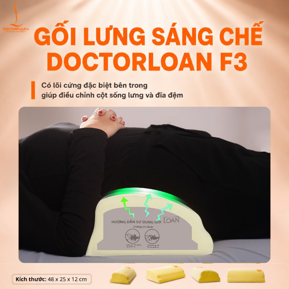 Gối lưng sáng chế DOCTORLOAN F4