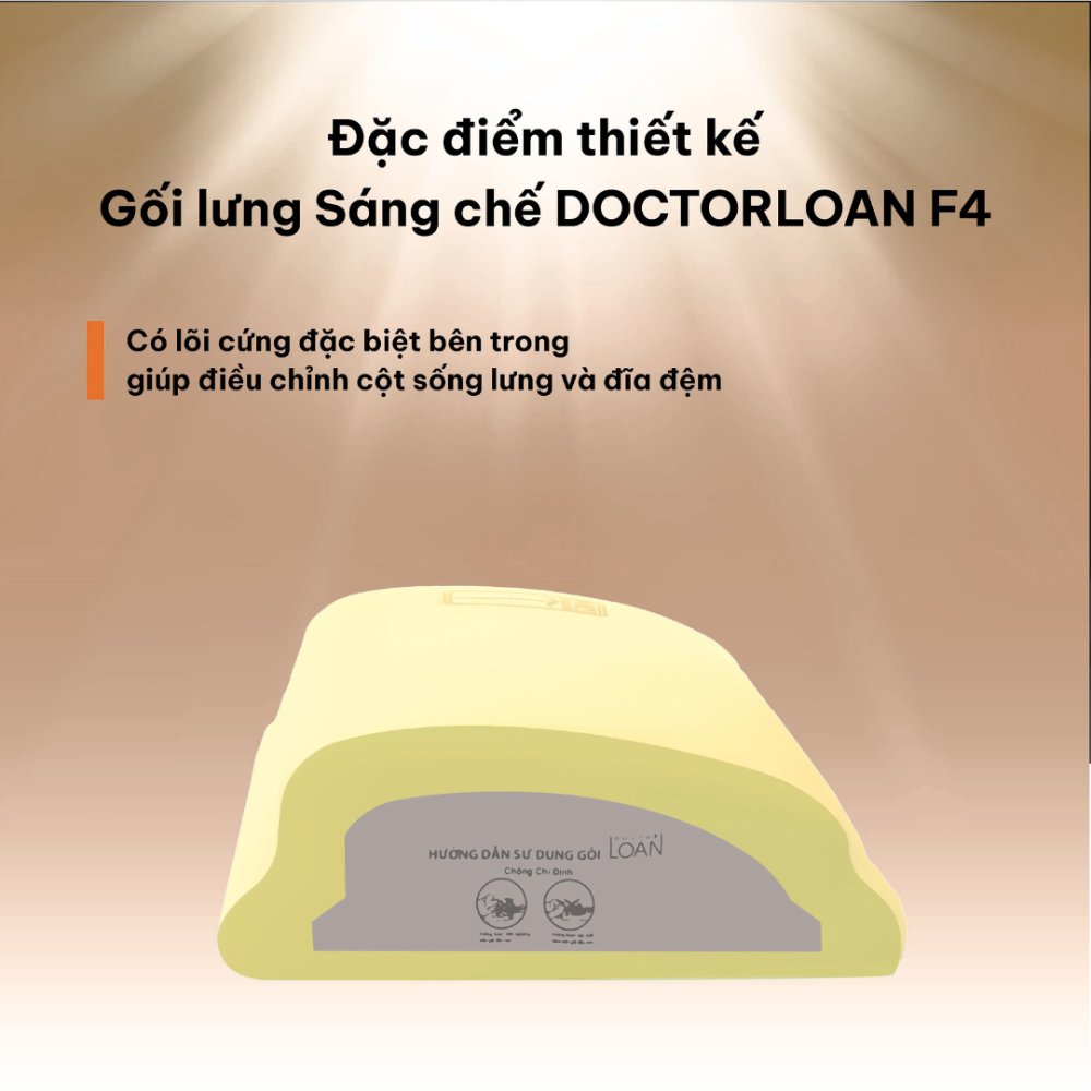 Gối lưng sáng chế DOCTORLOAN F4