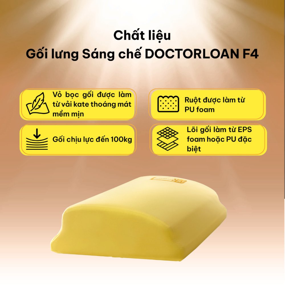 Gối lưng sáng chế DOCTORLOAN F4