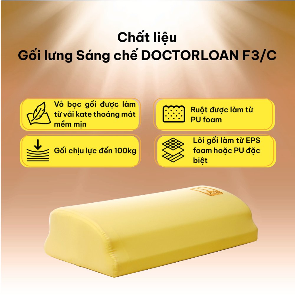 Gối lưng sáng chế DOCTORLOAN F4