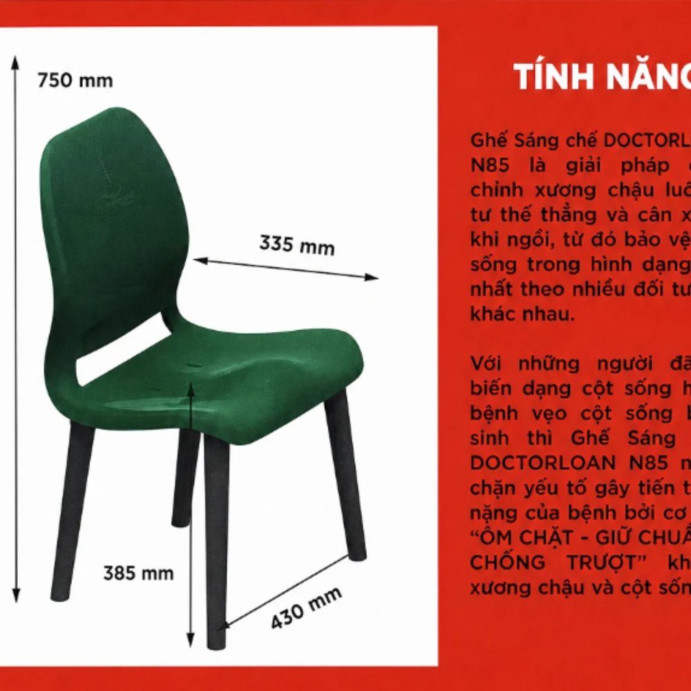 Ghế sáng chế N85 DoctorLoan