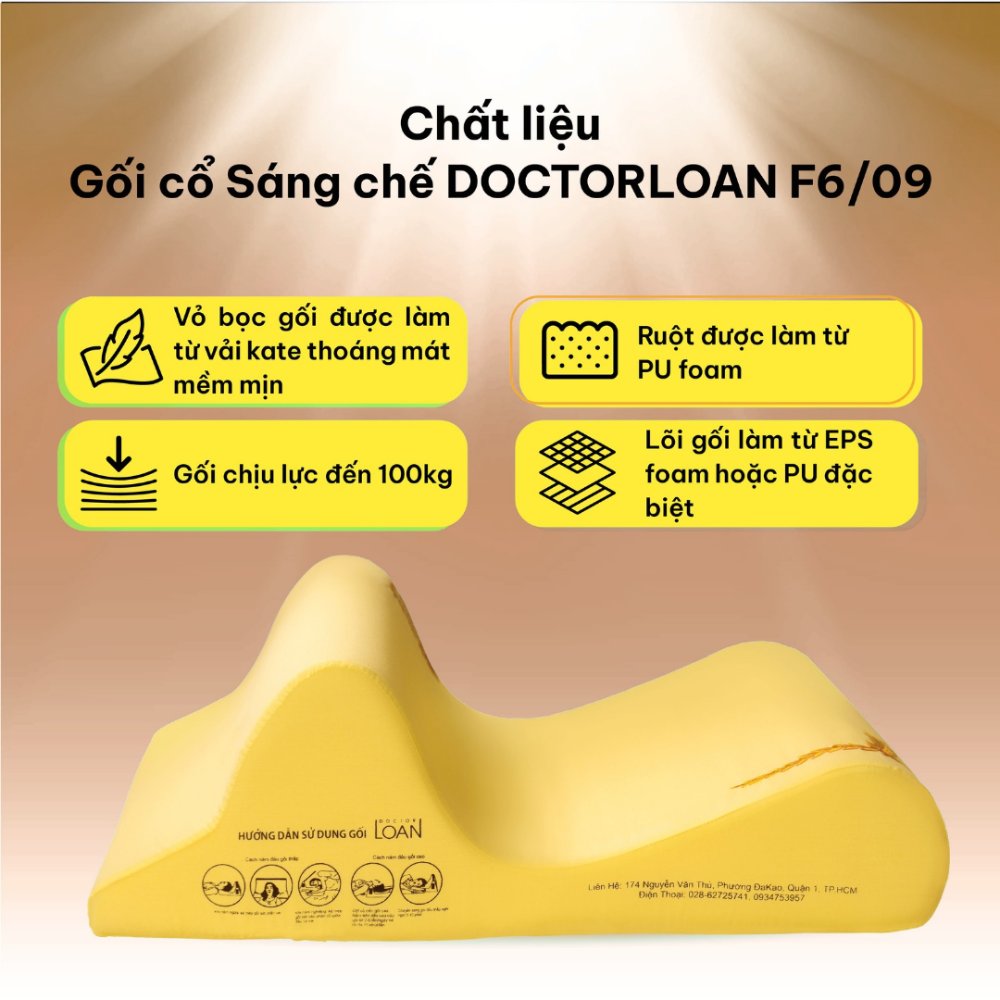 Gối cổ sáng chế DOCTORLOAN F6
