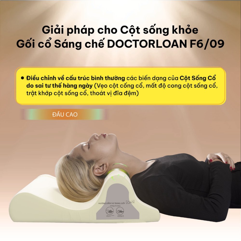 Gối cổ sáng chế DOCTORLOAN F6