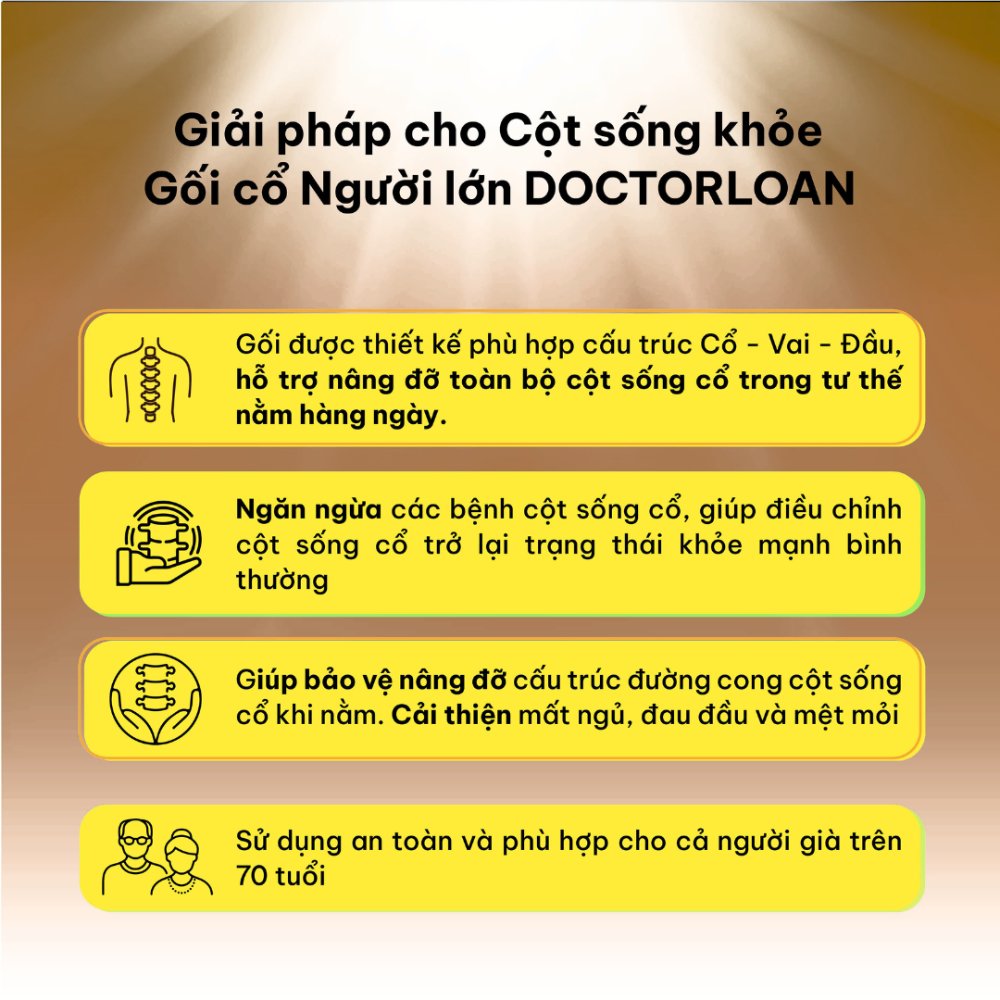 Gối cổ người lớn DOCTORLOAN AU/N