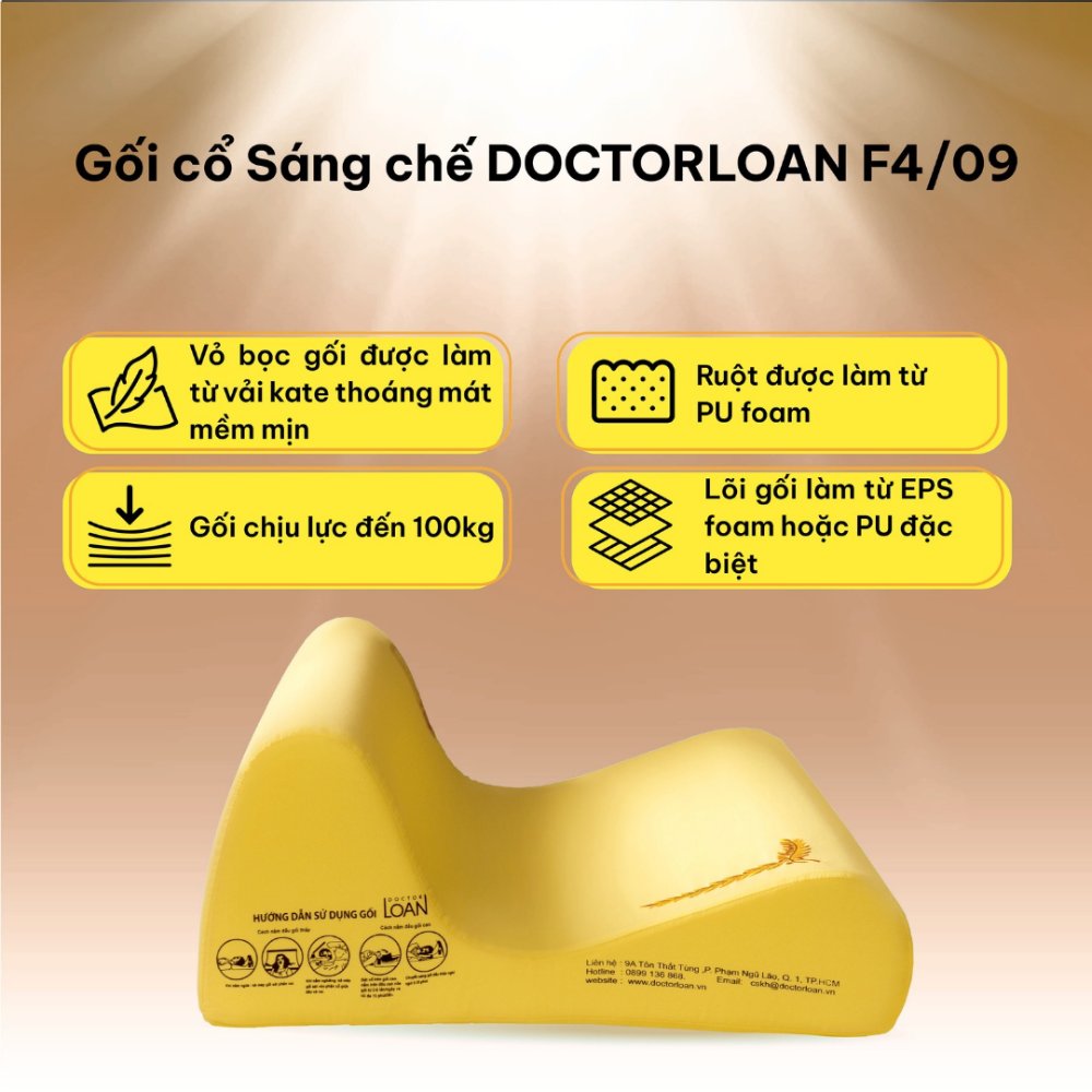 Gối cổ sáng chế DOCTORLOAN F4