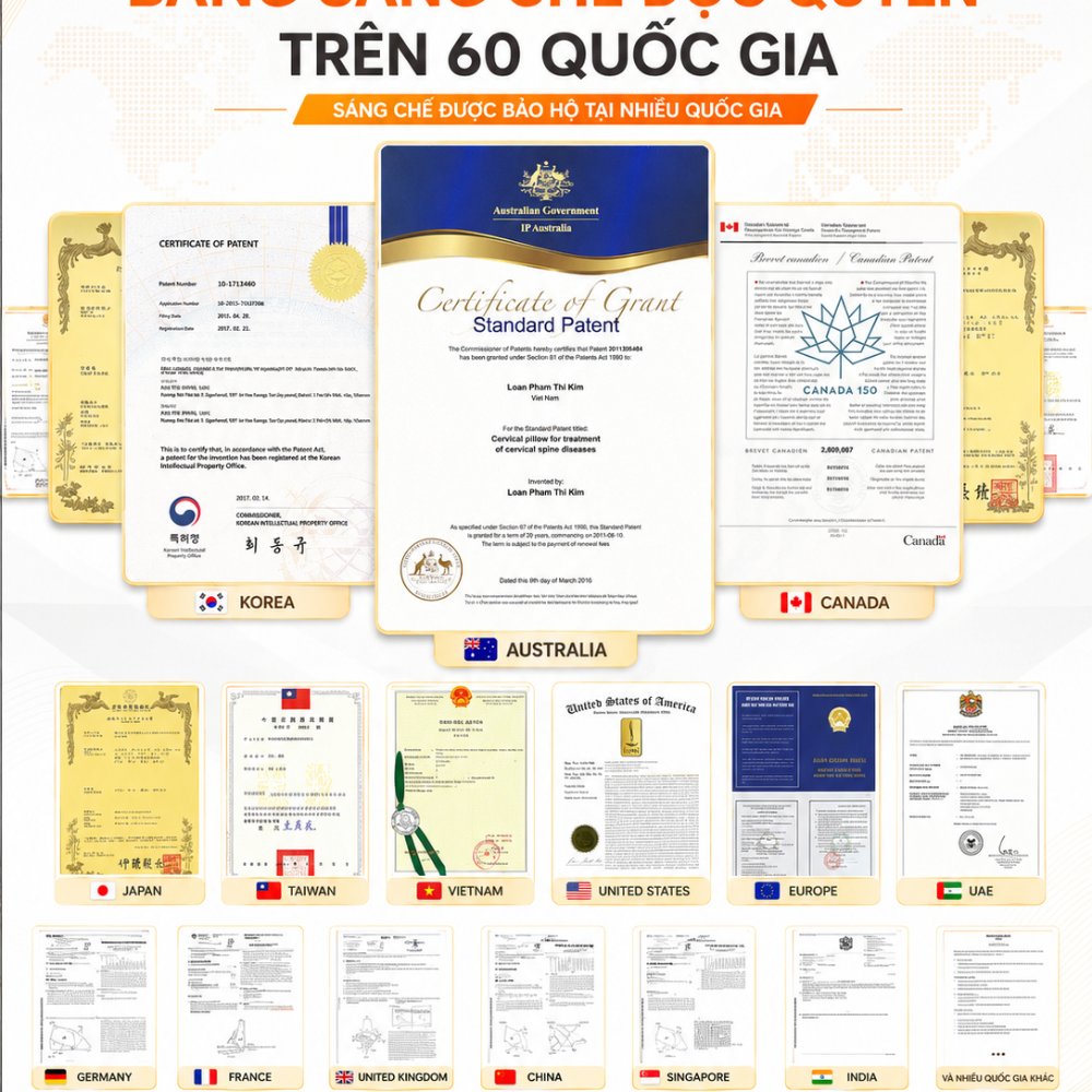 Gối cổ sáng chế DOCTORLOAN F4