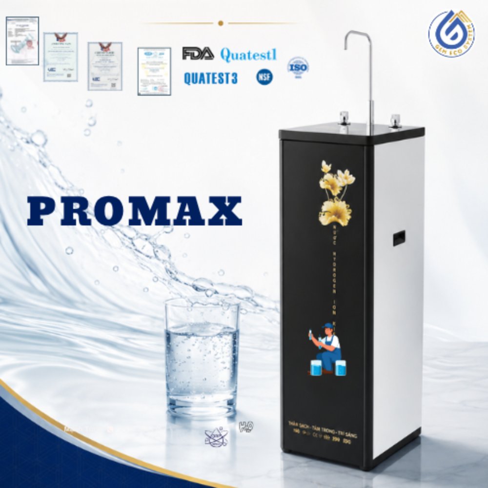 Máy Lọc Nước Hydrogen Ion Kiềm GEMS PROMAX