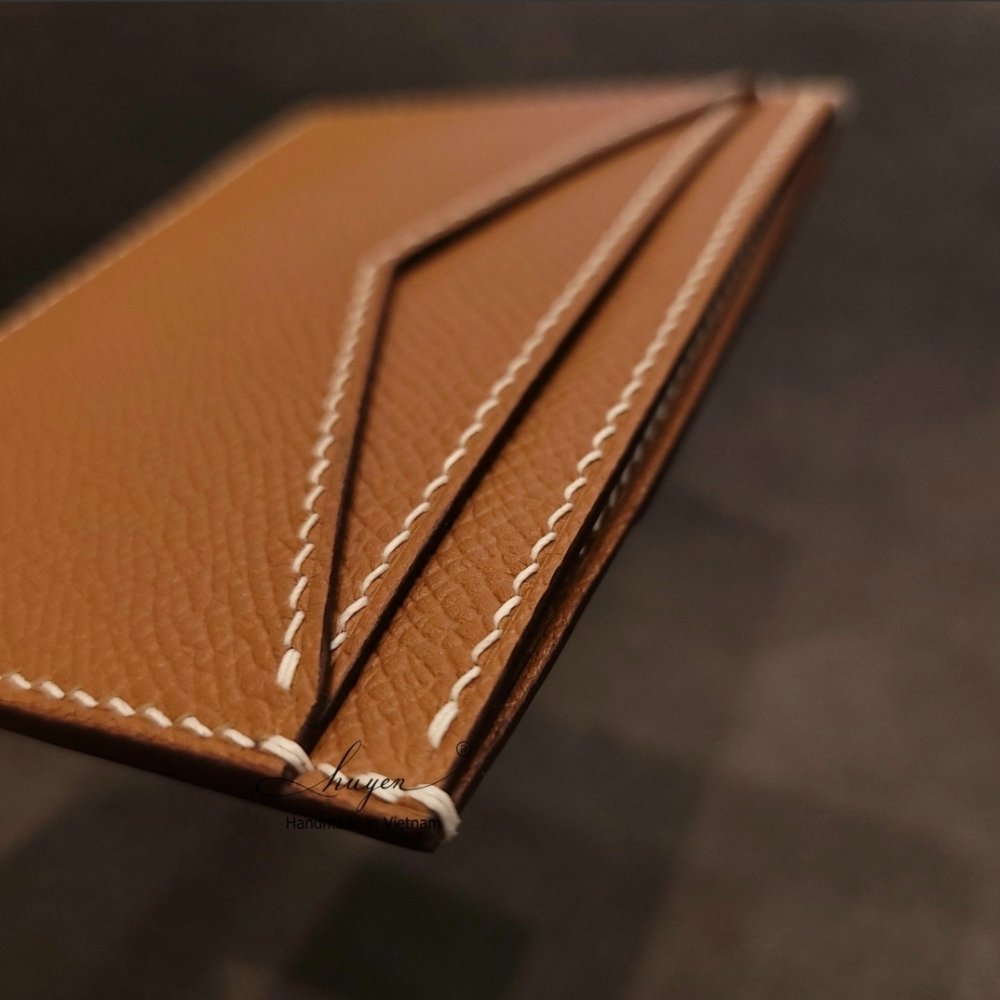 Ví thẻ mini - da bê Epsom
