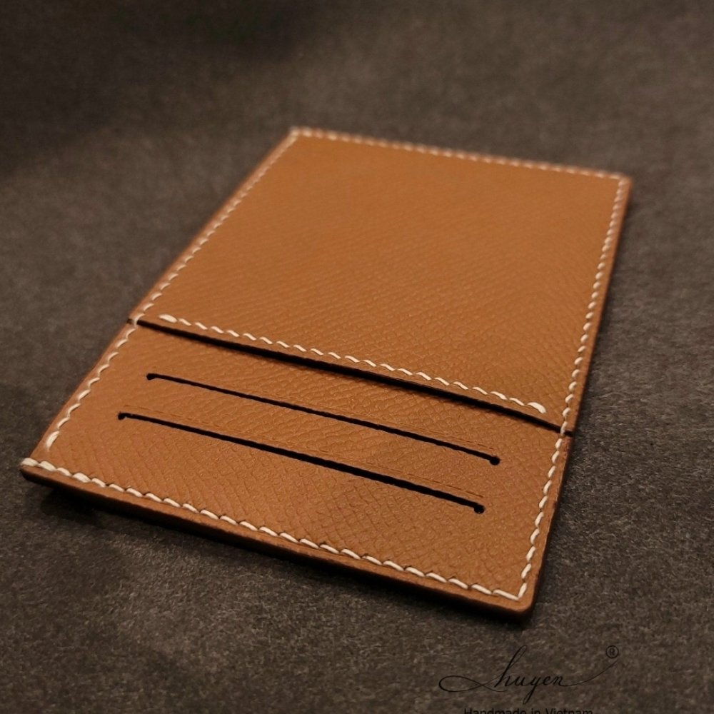Ví thẻ mini - da bê Epsom