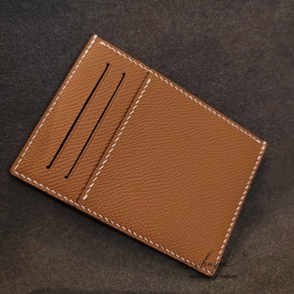 Ví thẻ mini - da bê Epsom