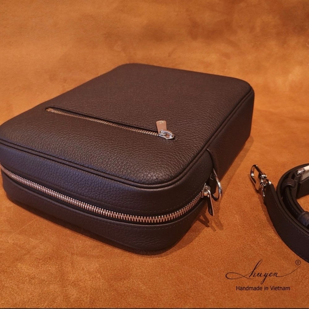 Túi chéo - Togo Leather Bag
