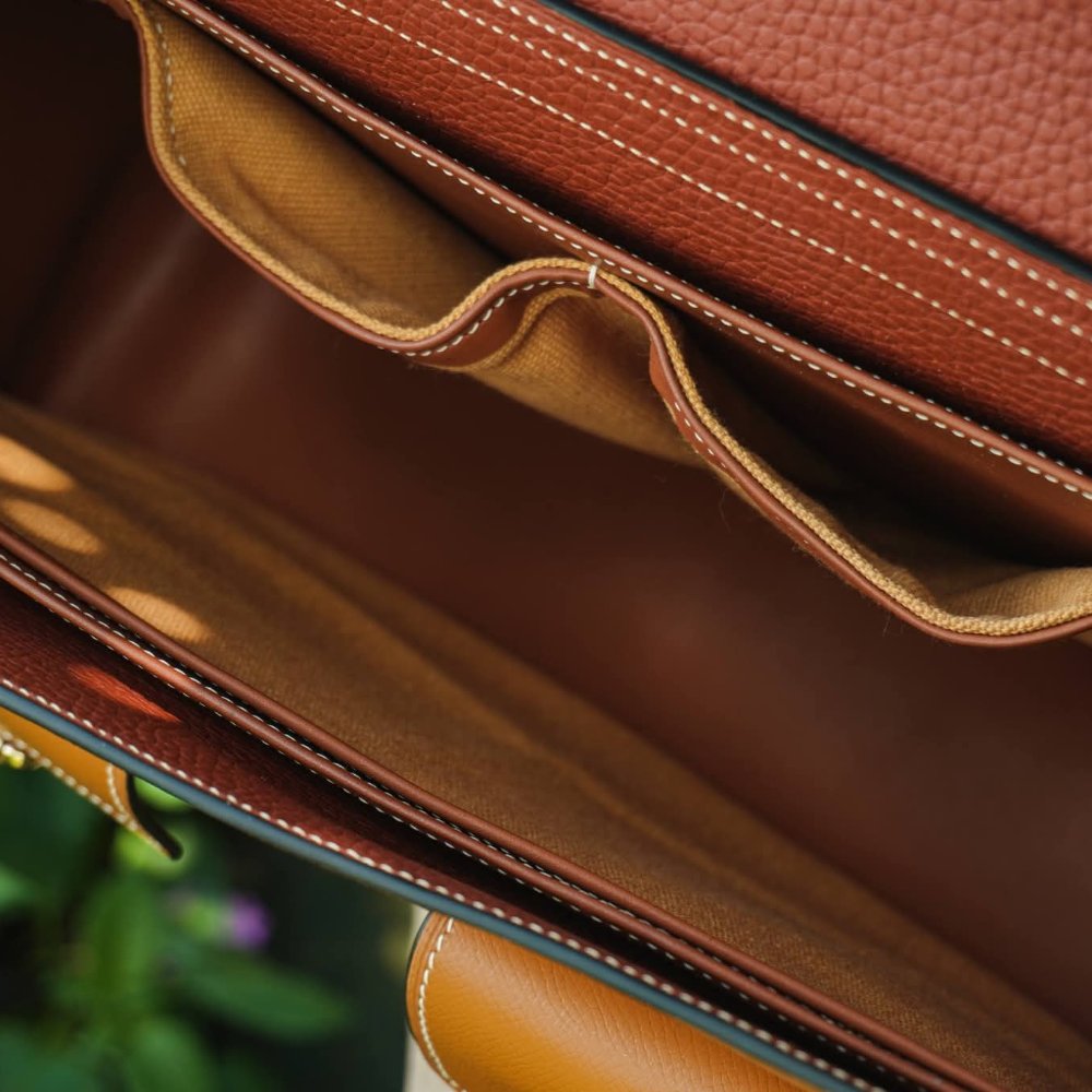 Cặp xách Handmade  - Brown