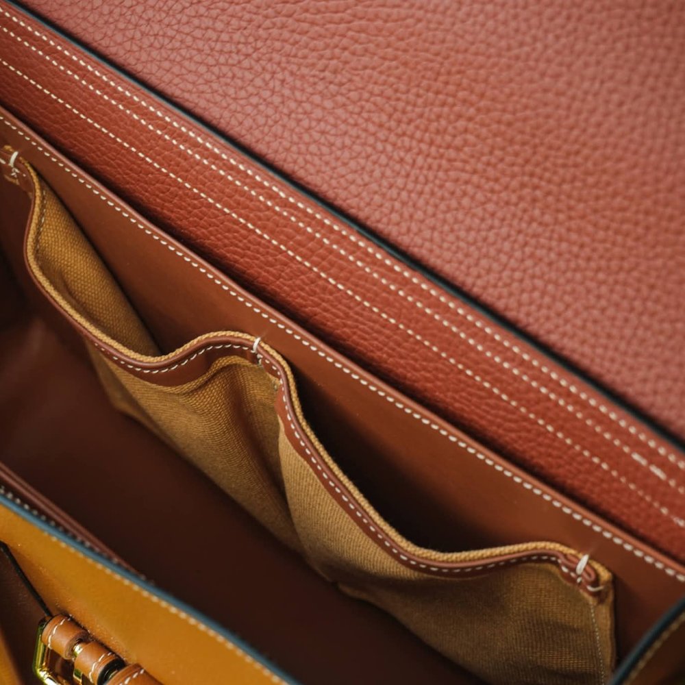 Cặp xách Handmade  - Brown