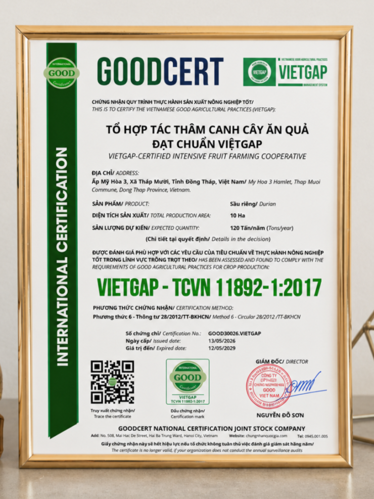 Chứng nhận VietGAP