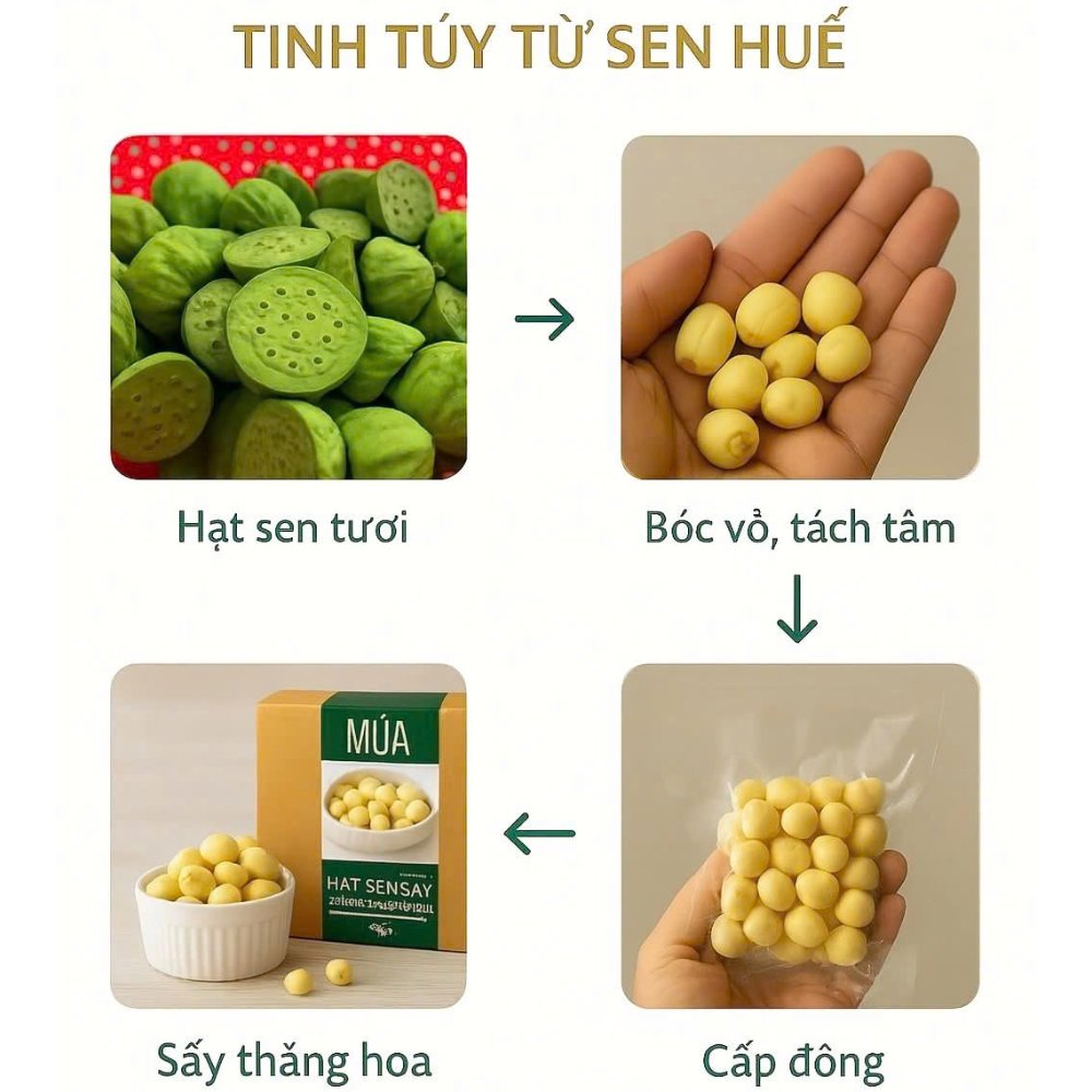 Hạt Sen Sấy Thăng Hoa MÙA (150g)