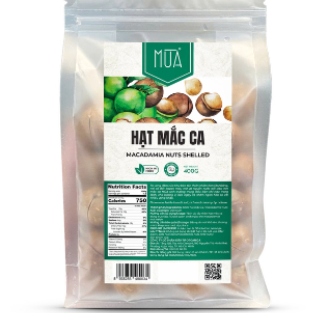Hạt Mắc Ca Sấy Nứt Vỏ MÙA (400g)