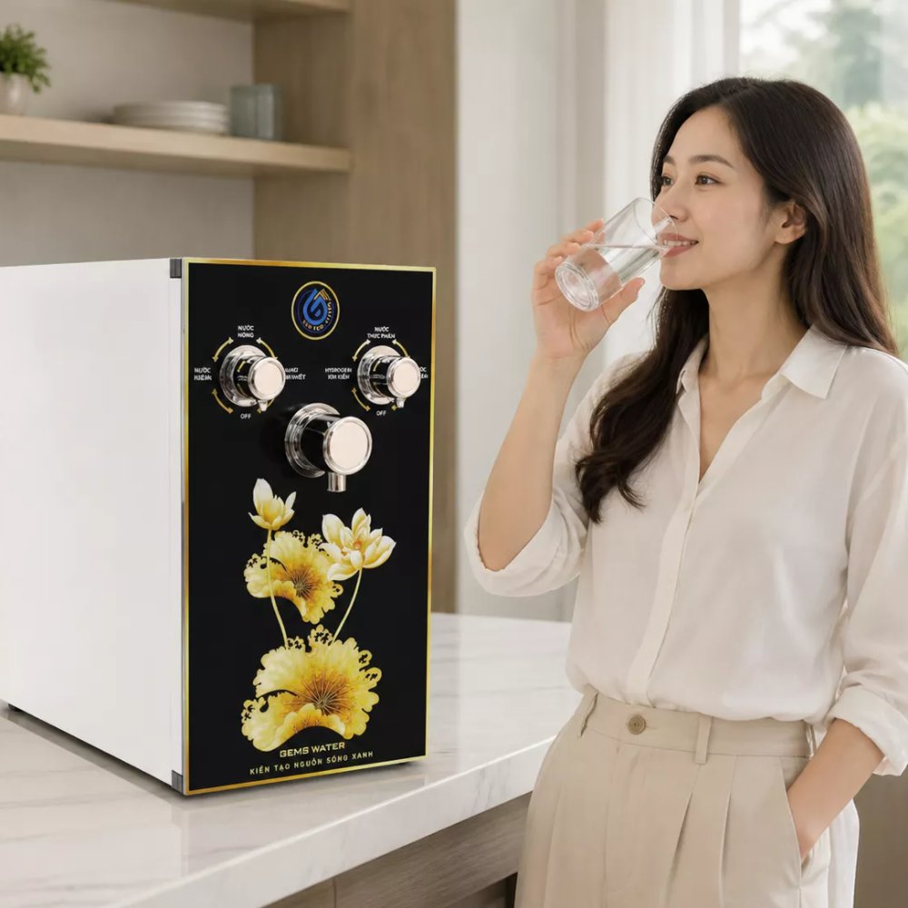 Máy Lọc Nước Hydrogen Ion Kiềm GEMS 01 NEW