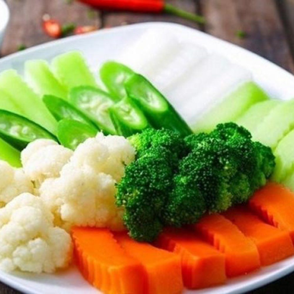 Rau củ luộc