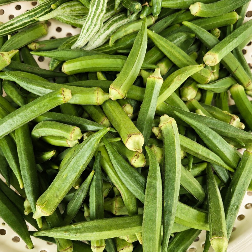 Đậu bắp sạch