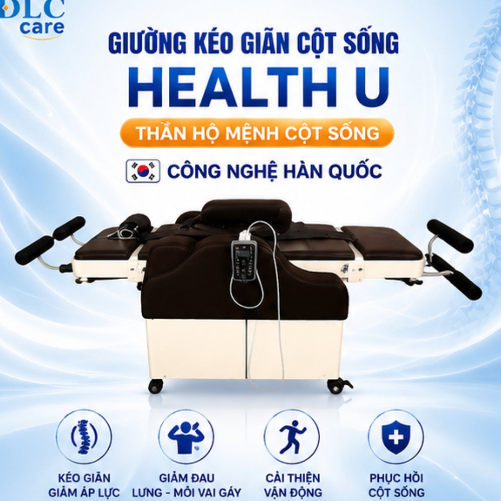Giường kéo giãn cột sống HEALTH U Hàn Quốc