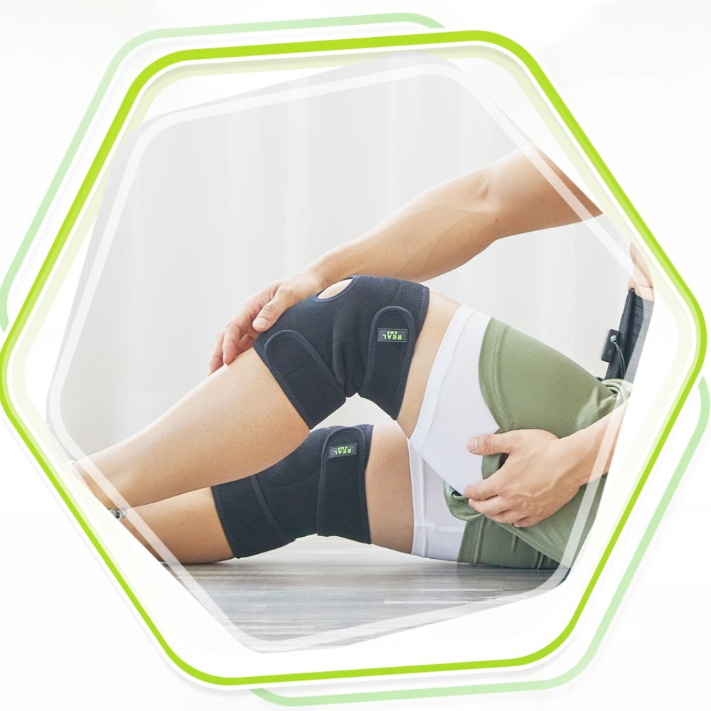 Đai bảo vệ gối REAL EMS Knee - Hàn Quốc