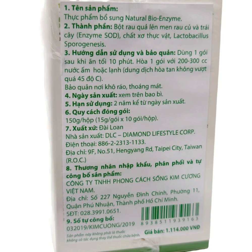 Bio Enzyme (men tiêu hóa)