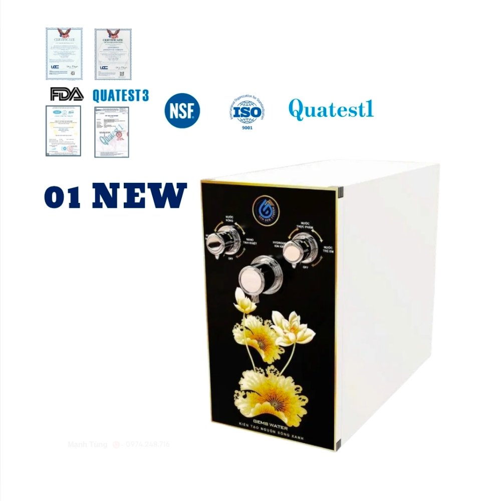 Máy Lọc Nước Hydrogen Ion Kiềm GEMS 01 NEW