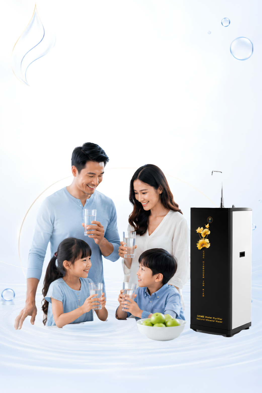 Nguồn nước tốt cho gia đình Việt