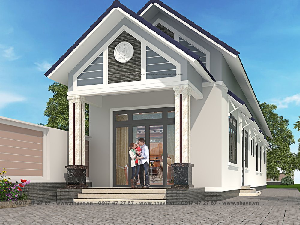 Nhà Mái Thái 1 Tầng