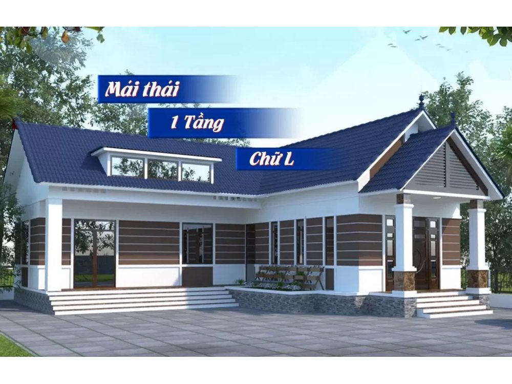 Nhà Mái Thái 1 Tầng