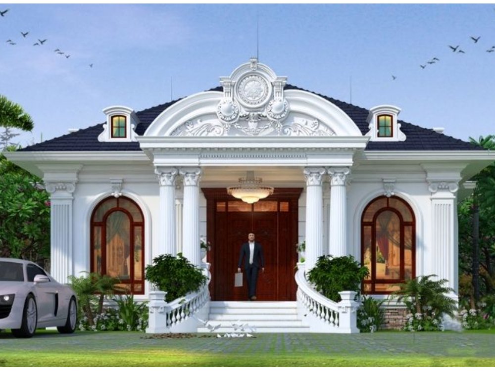 Biệt Thự Tân Cổ Điển 1 Tầng