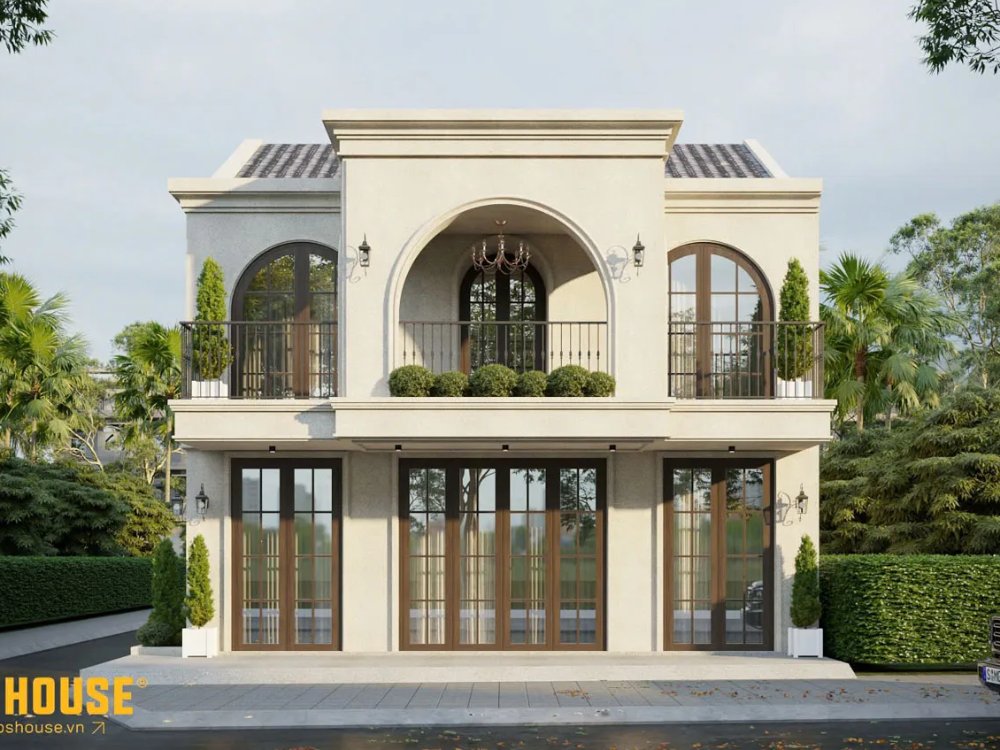 Nhà Phố Tân Cổ Điển 2 Tầng