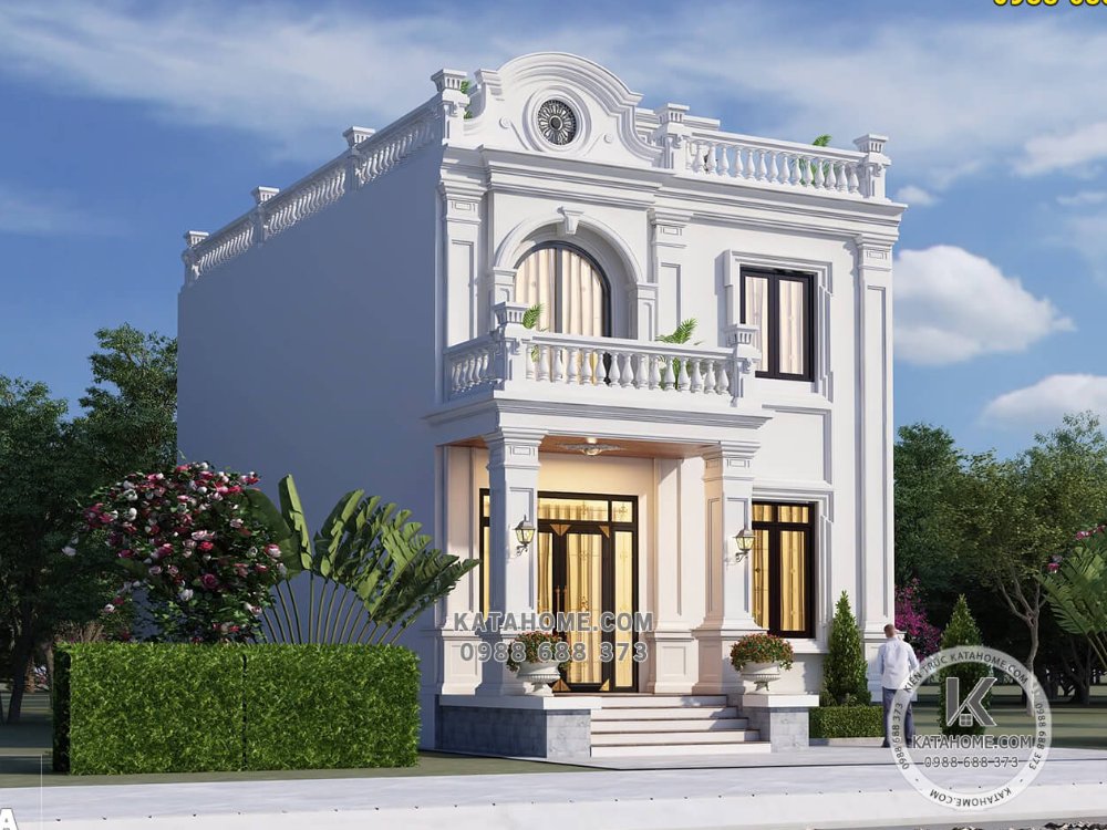 Nhà Phố Tân Cổ Điển 2 Tầng