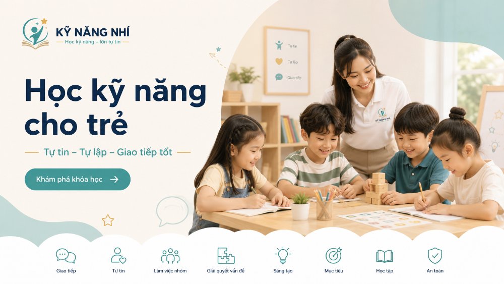 Tại sao nên rèn kỹ năng từ sớm cho bé