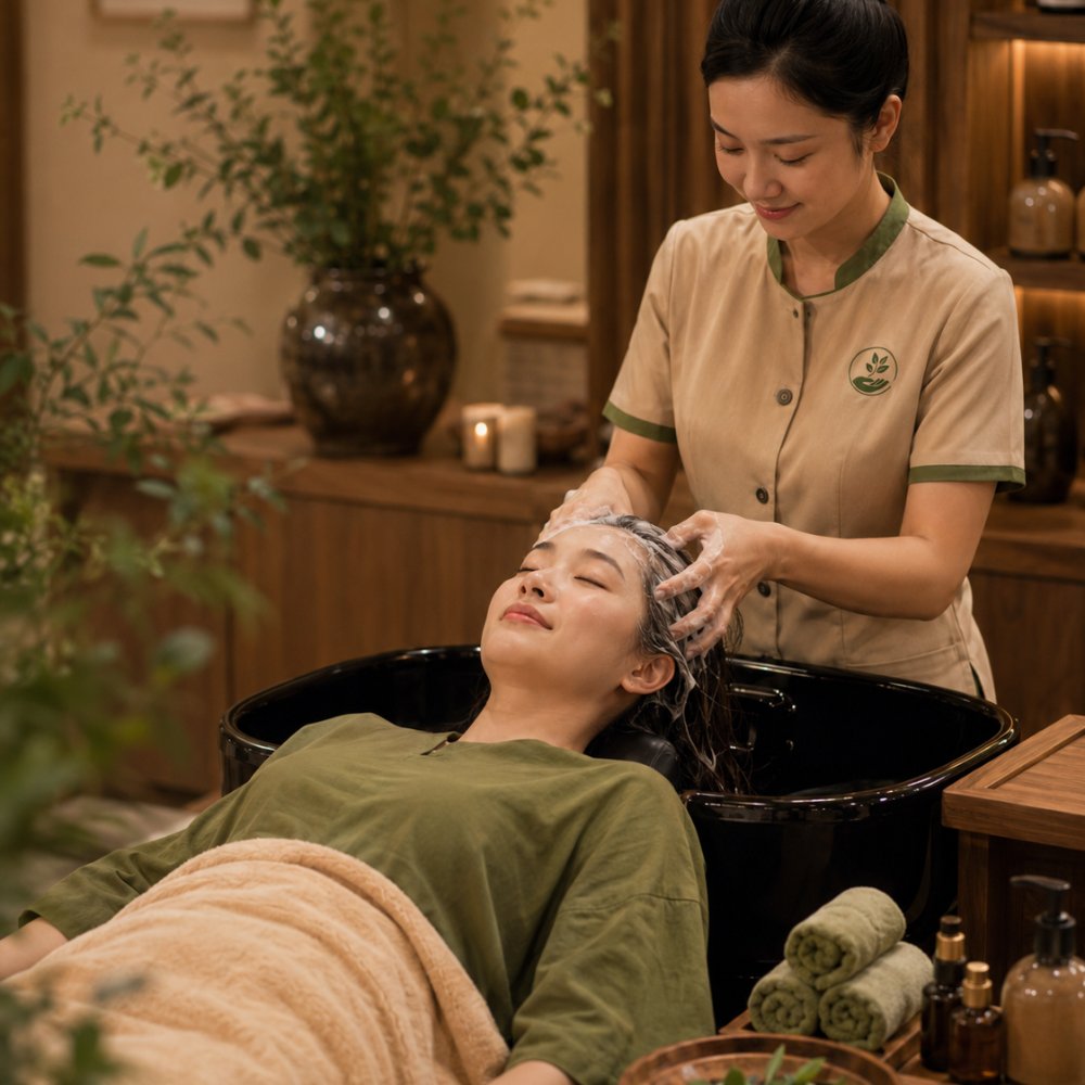 Gội đầu dưỡng sinh