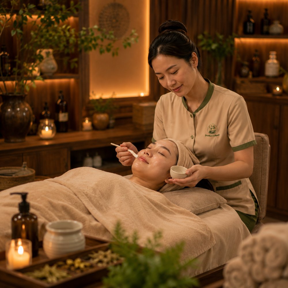 Đắp mặt nạ dưỡng da