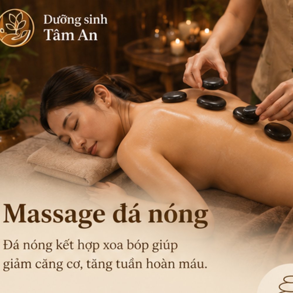Massage đá nóng