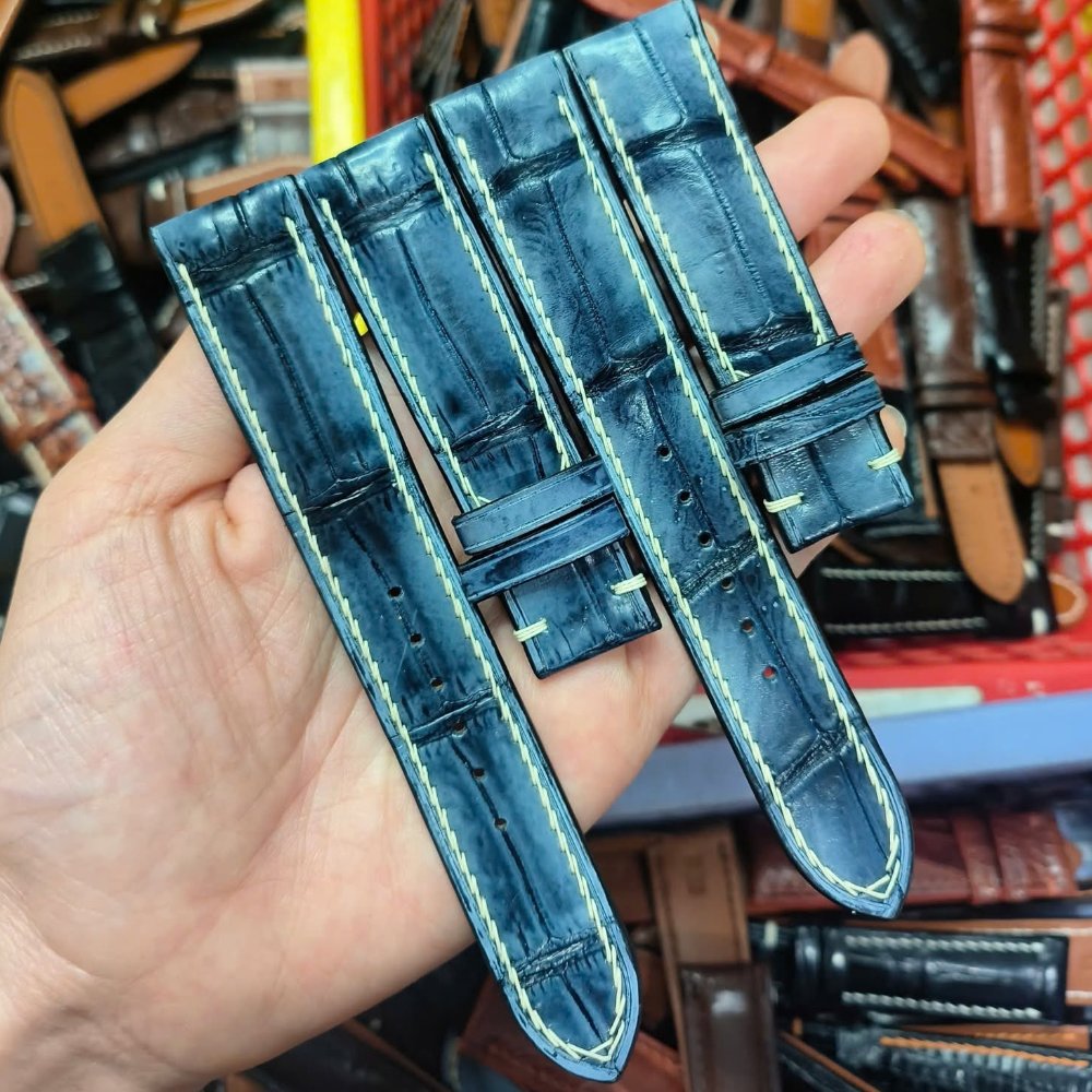 Dây đồng hồ da cá sấu - độc