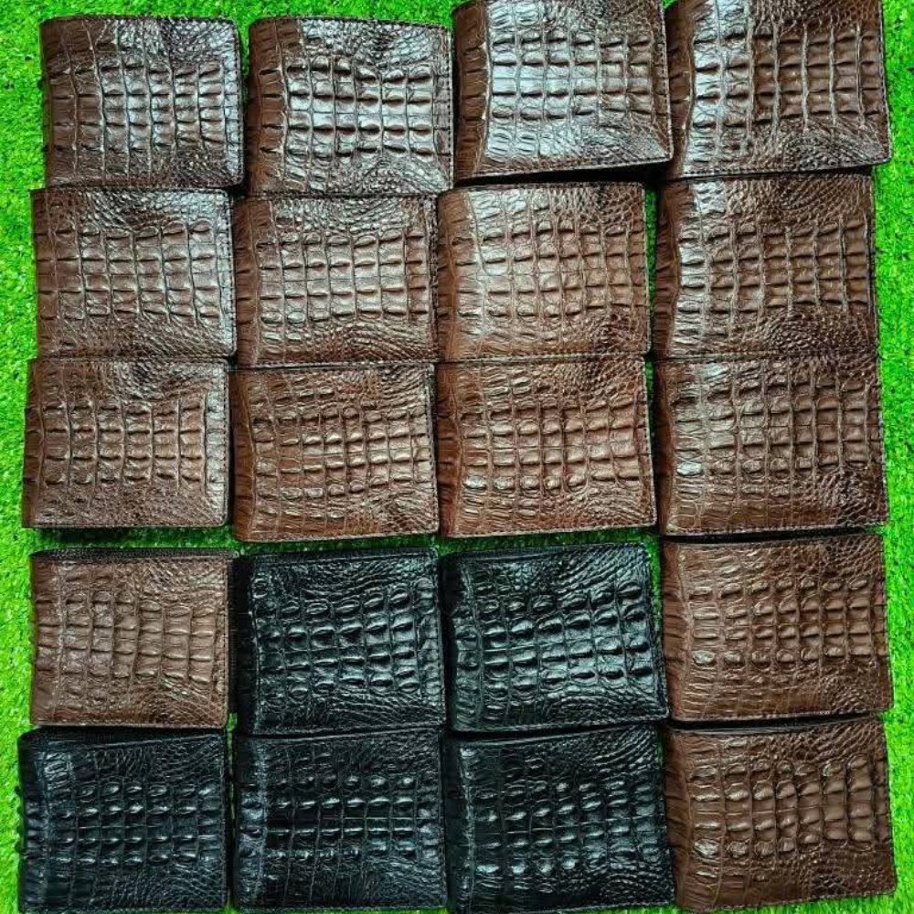 Ví da cá sấu - sần